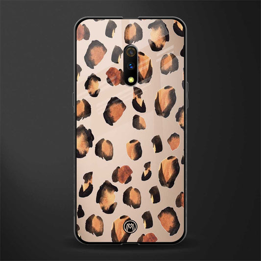 cheetah fur gold edition glass case for oppo k3 image