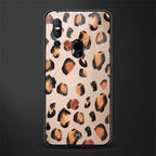 cheetah fur gold edition glass case for vivo v15 image