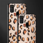 cheetah fur gold edition glass case for samsung galaxy m30s image-2