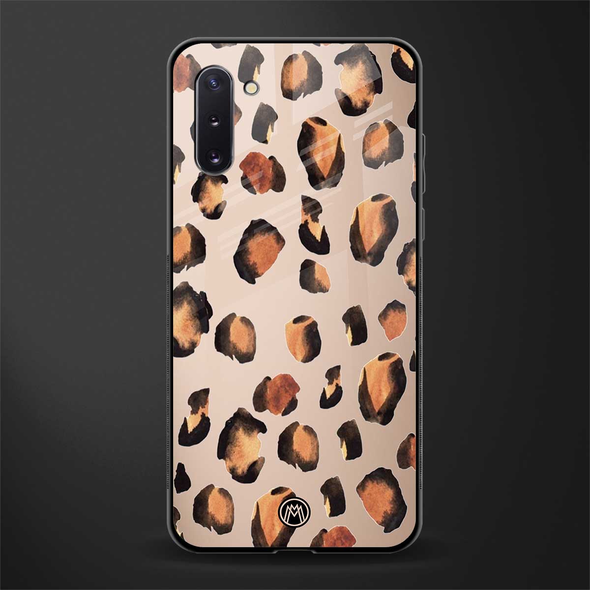 cheetah fur gold edition glass case for samsung galaxy note 10 image