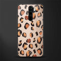 cheetah fur gold edition glass case for redmi note 8 pro image