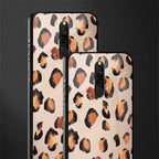 cheetah fur gold edition glass case for redmi 8 image-2