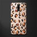 cheetah fur gold edition glass case for redmi 8 image