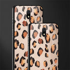 cheetah fur gold edition glass case for redmi 8a image-2