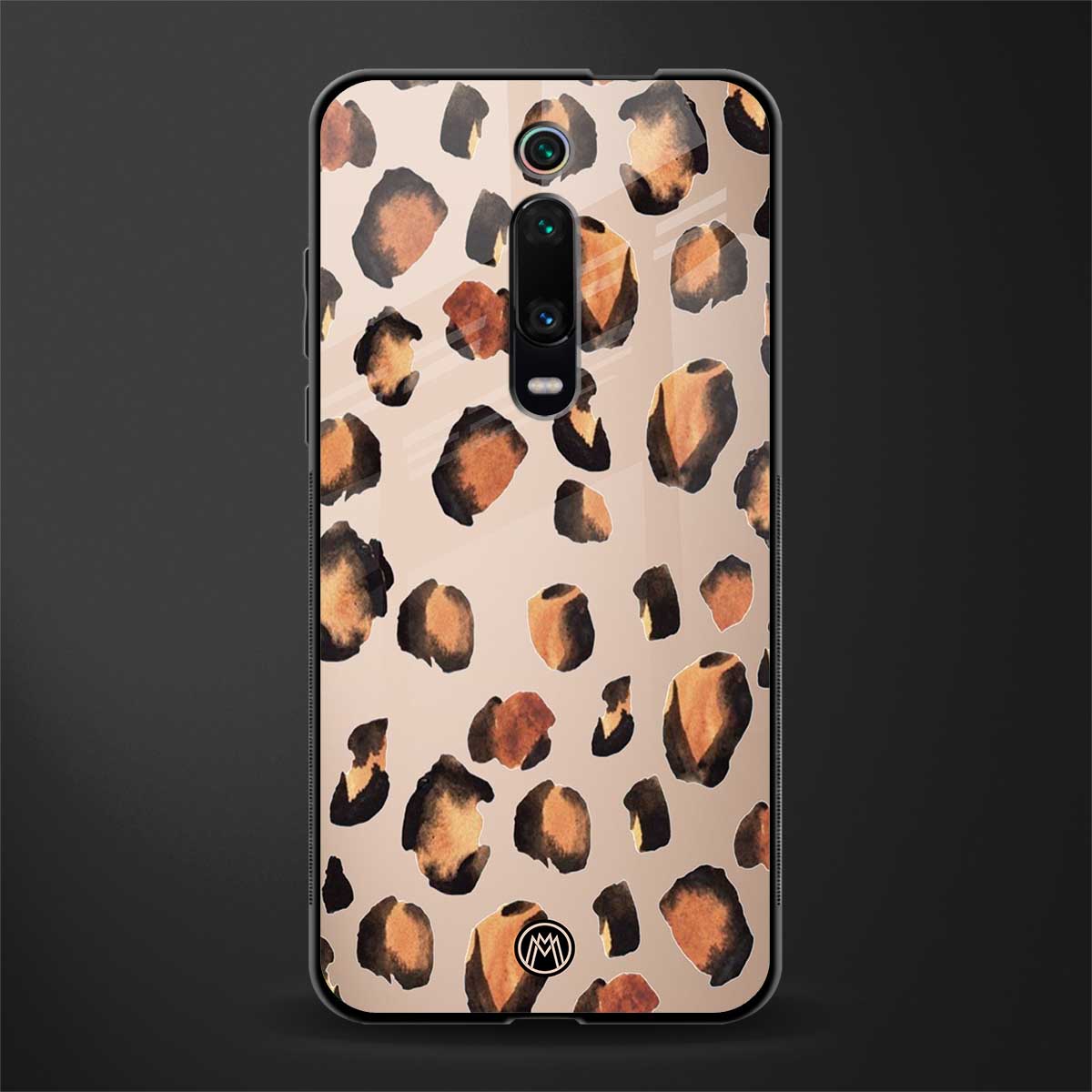 cheetah fur gold edition glass case for redmi k20 image