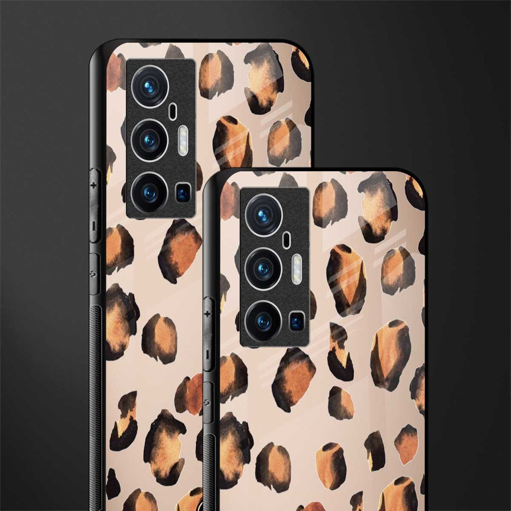 cheetah fur gold edition glass case for vivo x70 pro plus image-2