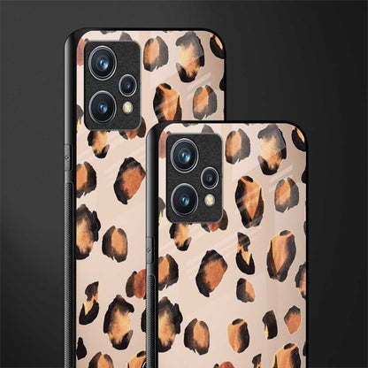 cheetah fur gold edition glass case for realme 9 4g image-2