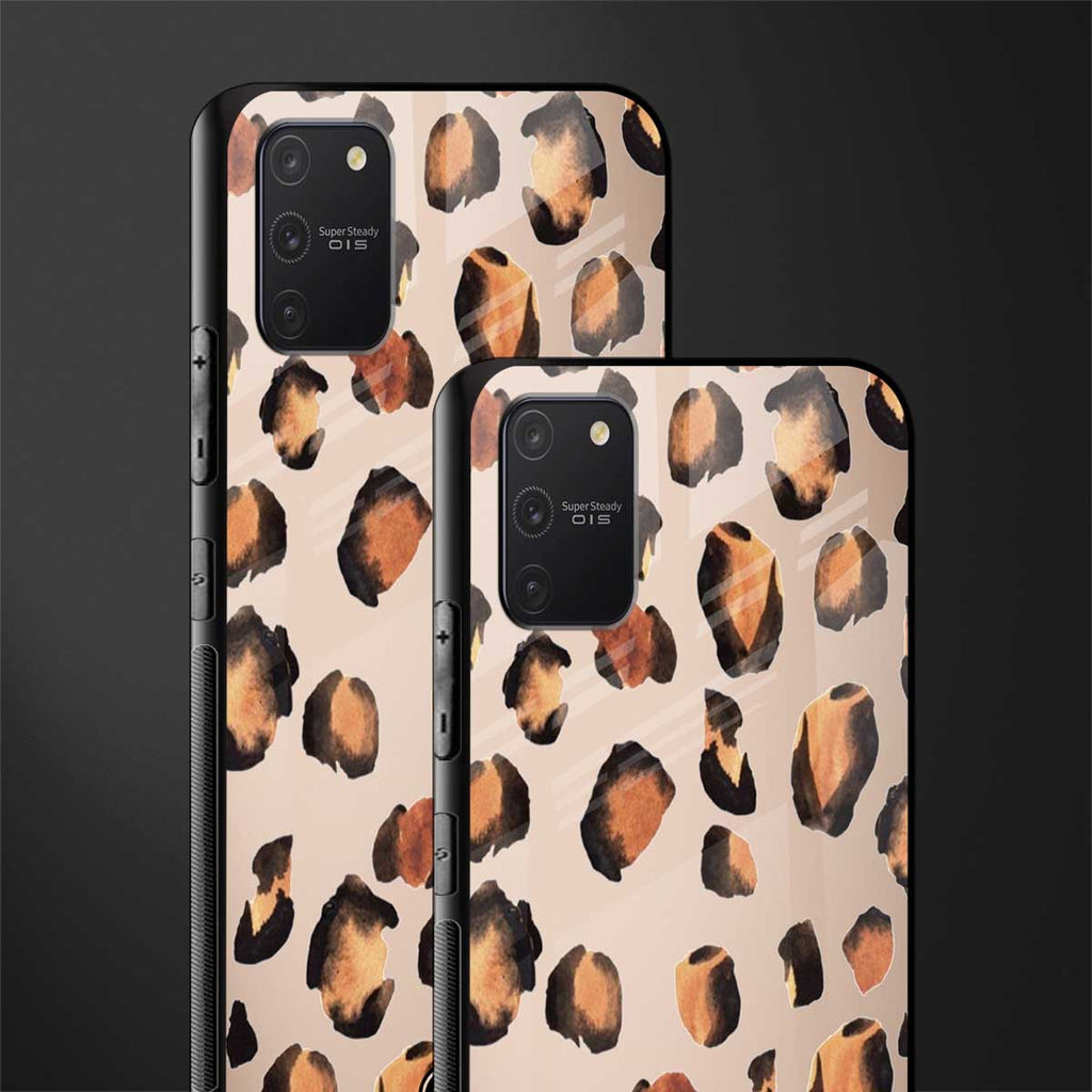cheetah fur gold edition glass case for samsung galaxy s10 lite image-2