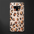 cheetah fur gold edition glass case for samsung galaxy note 9 image