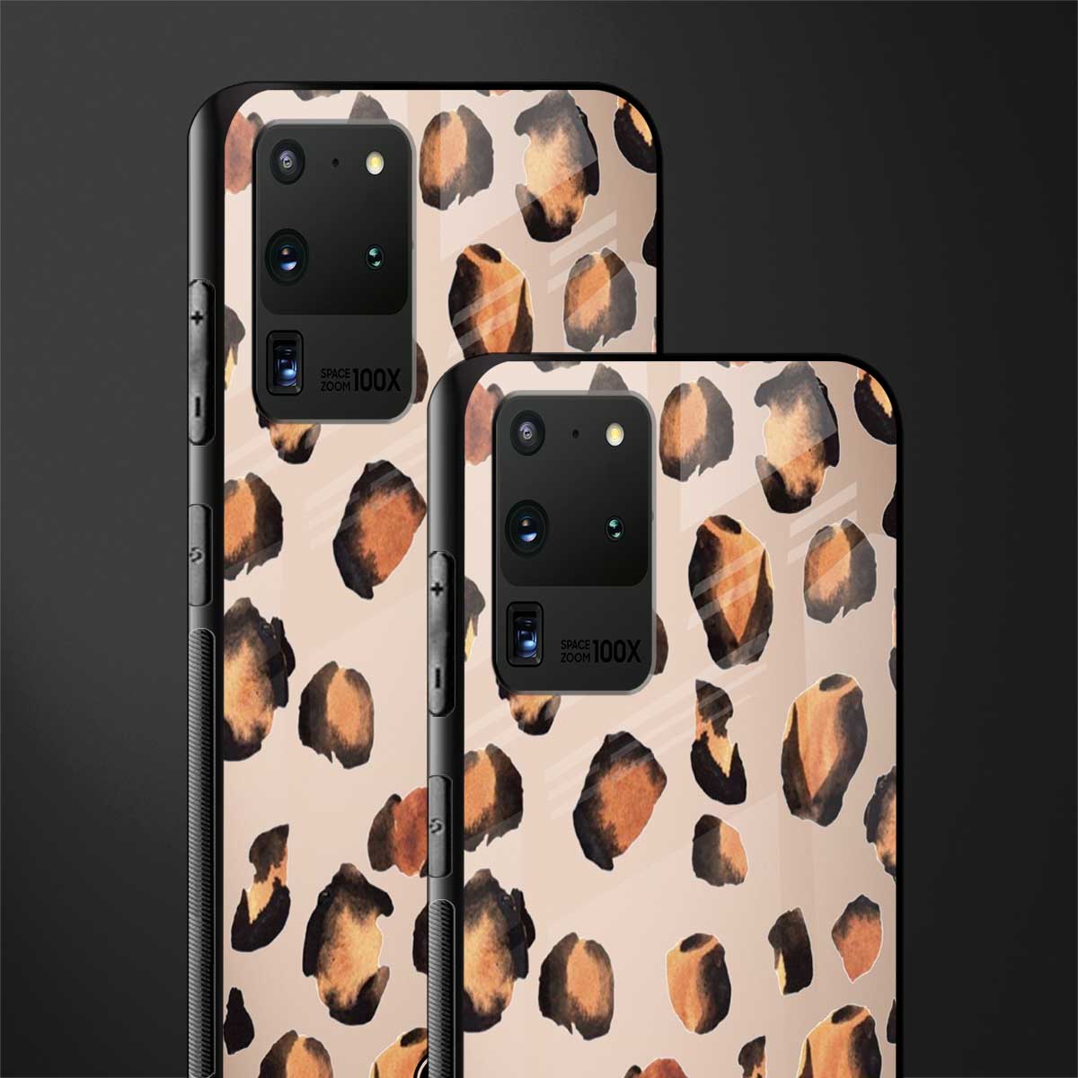 cheetah fur gold edition glass case for samsung galaxy s20 ultra image-2