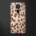 cheetah fur gold edition glass case for redmi note 9 image