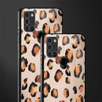 cheetah fur gold edition glass case for samsung galaxy a21s image-2