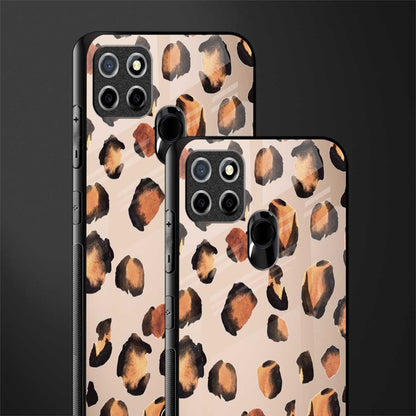 cheetah fur gold edition glass case for realme c25 realme c25s image-2