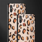 cheetah fur gold edition glass case for redmi 9a image-2