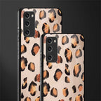 cheetah fur gold edition glass case for samsung galaxy s20 fe image-2