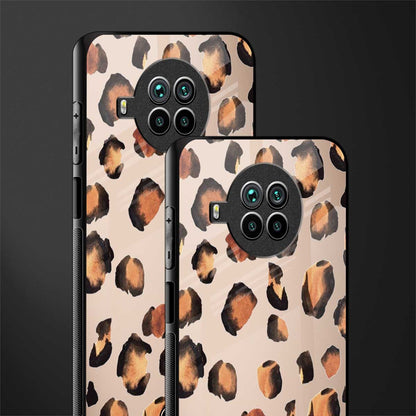 cheetah fur gold edition glass case for mi 10i image-2