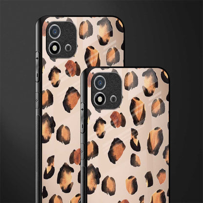 cheetah fur gold edition glass case for realme c20 image-2