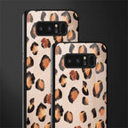 cheetah fur gold edition glass case for samsung galaxy note 8 image-2