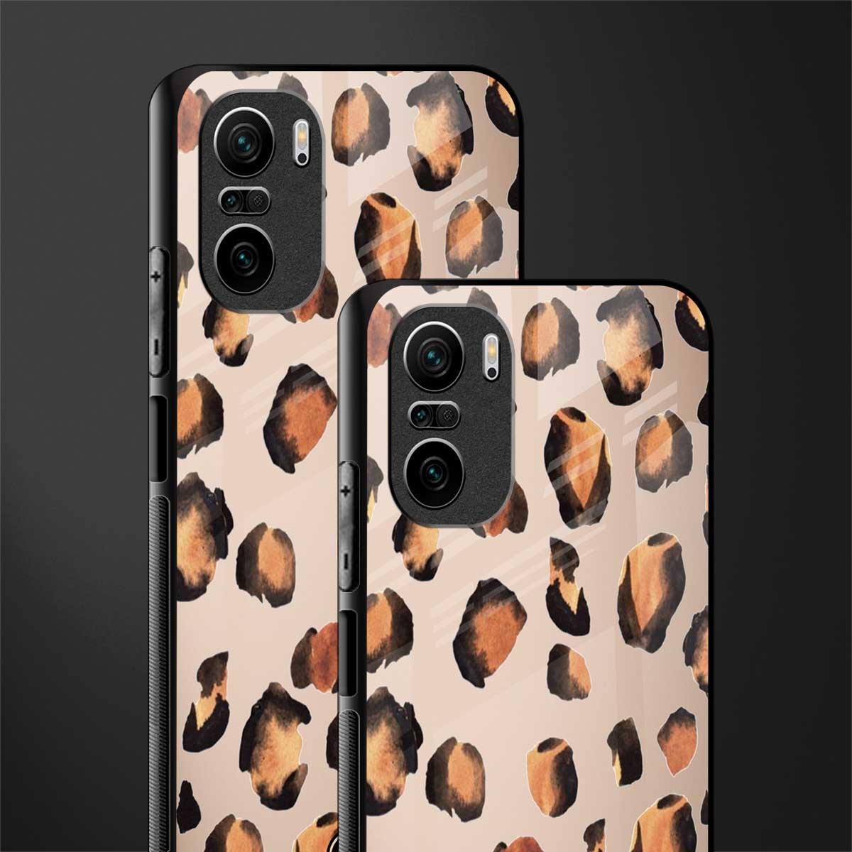 cheetah fur gold edition glass case for mi 11x 5g image-2