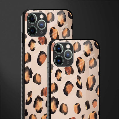 cheetah fur gold edition glass case for iphone 11 pro image-2