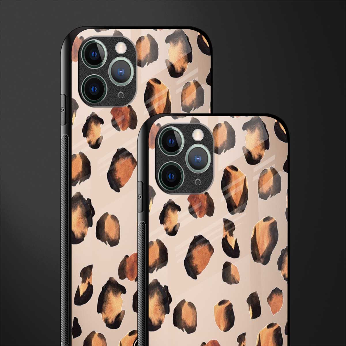 cheetah fur gold edition glass case for iphone 11 pro max image-2