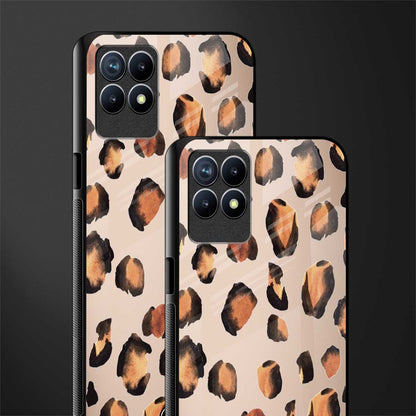 cheetah fur gold edition glass case for realme 8i image-2