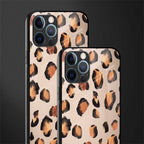 cheetah fur gold edition glass case for iphone 12 pro max image-2
