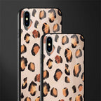 cheetah fur gold edition glass case for iphone xs max image-2