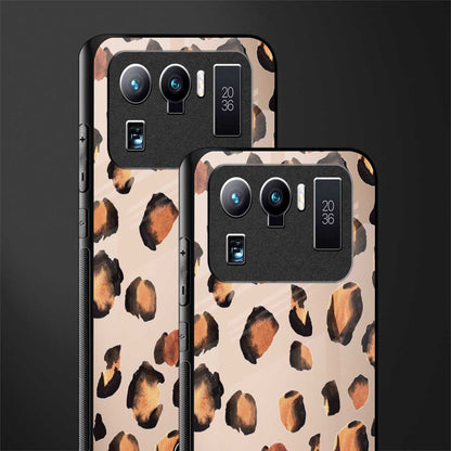 cheetah fur gold edition glass case for mi 11 ultra 5g image-2