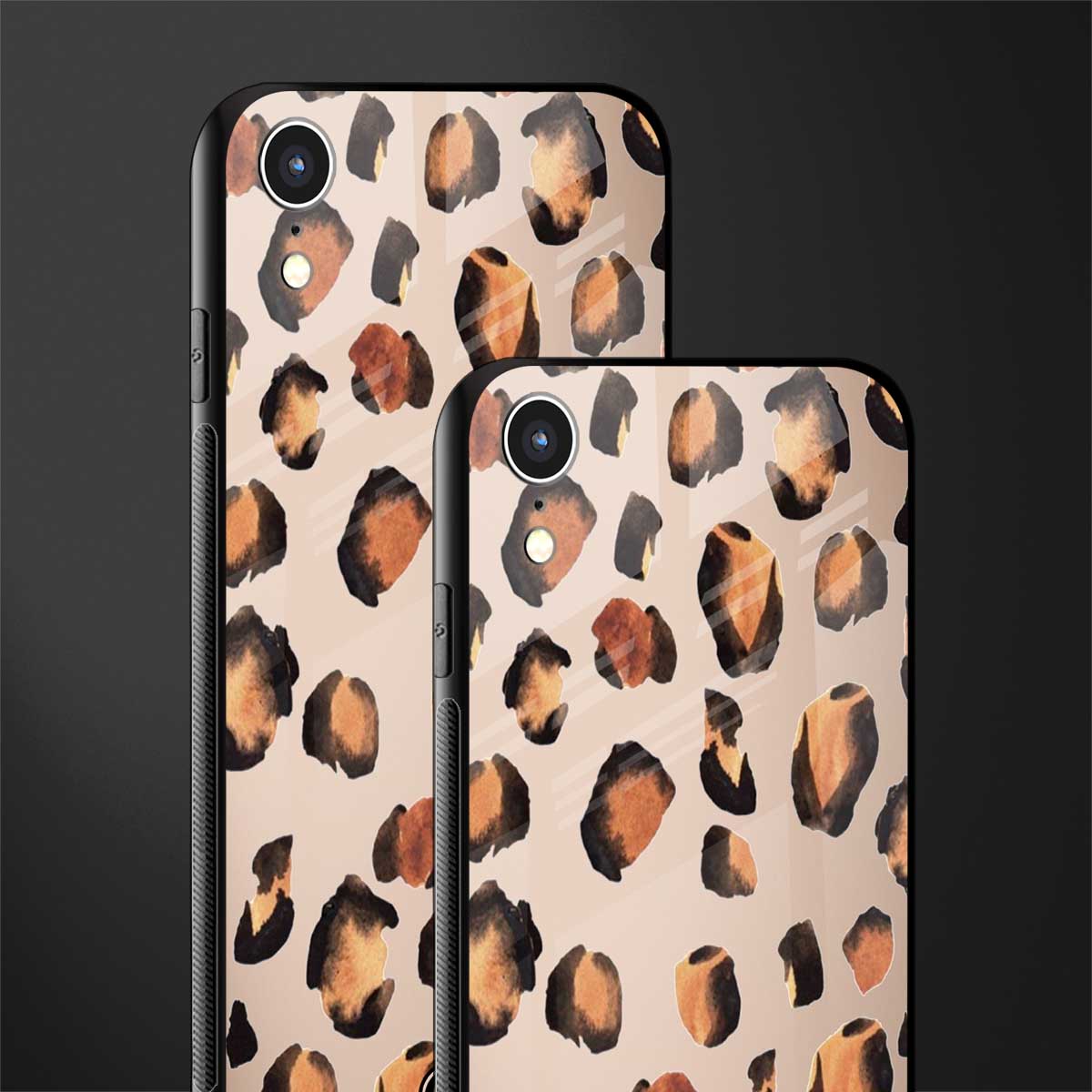 cheetah fur gold edition glass case for iphone xr image-2