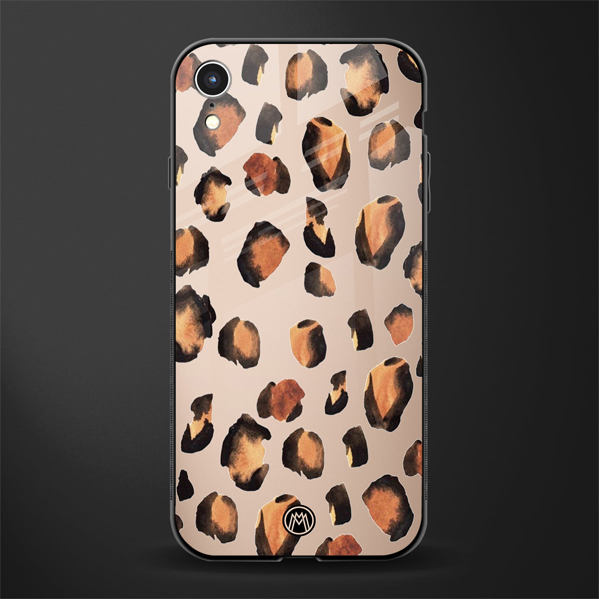 cheetah fur gold edition glass case for iphone xr image
