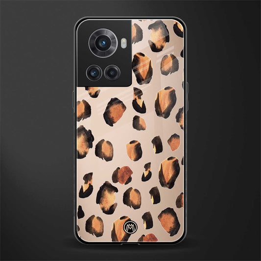 cheetah fur gold edition back phone cover | glass case for oneplus 10r 5g