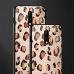 cheetah fur gold edition glass case for oneplus 7 image-2
