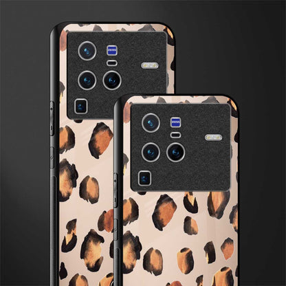 cheetah fur gold edition glass case for vivo x80 pro 5g image-2