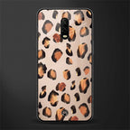 cheetah fur gold edition glass case for oneplus 6t image
