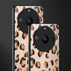 cheetah fur gold edition back phone cover | glass case for realme 11 pro 5g