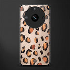 cheetah fur gold edition back phone cover | glass case for realme 11 pro 5g