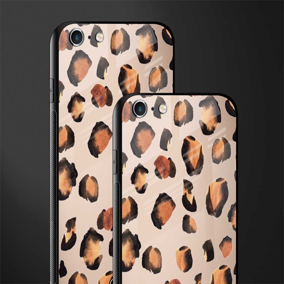 cheetah fur gold edition glass case for iphone 6 image-2