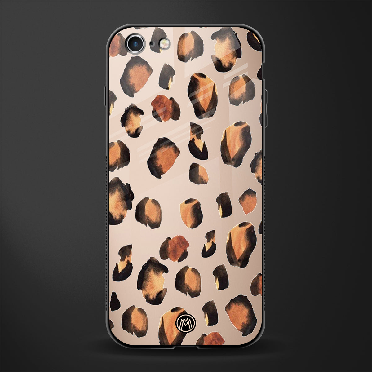 cheetah fur gold edition glass case for iphone 6 image