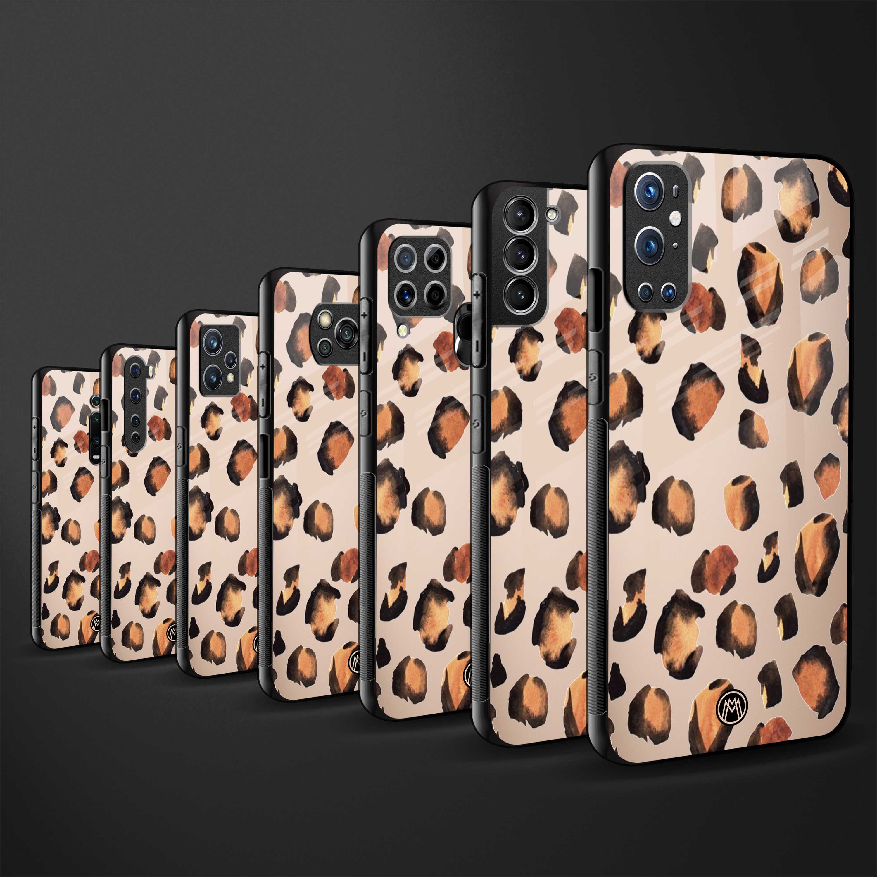 cheetah fur gold edition glass case for redmi 9 power image-3