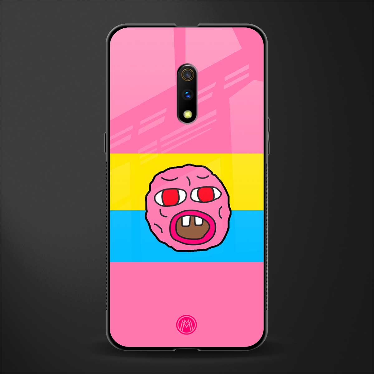 cherry bomb glass case for realme x image