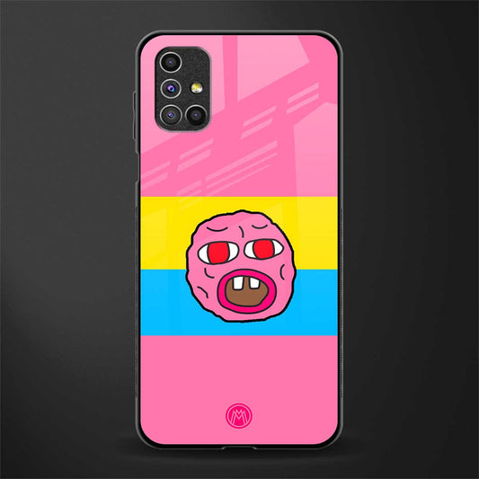 cherry bomb glass case for samsung galaxy m31s image