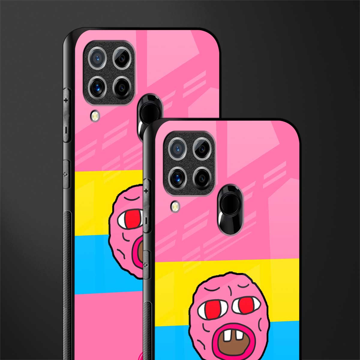 cherry bomb glass case for realme c15 image-2