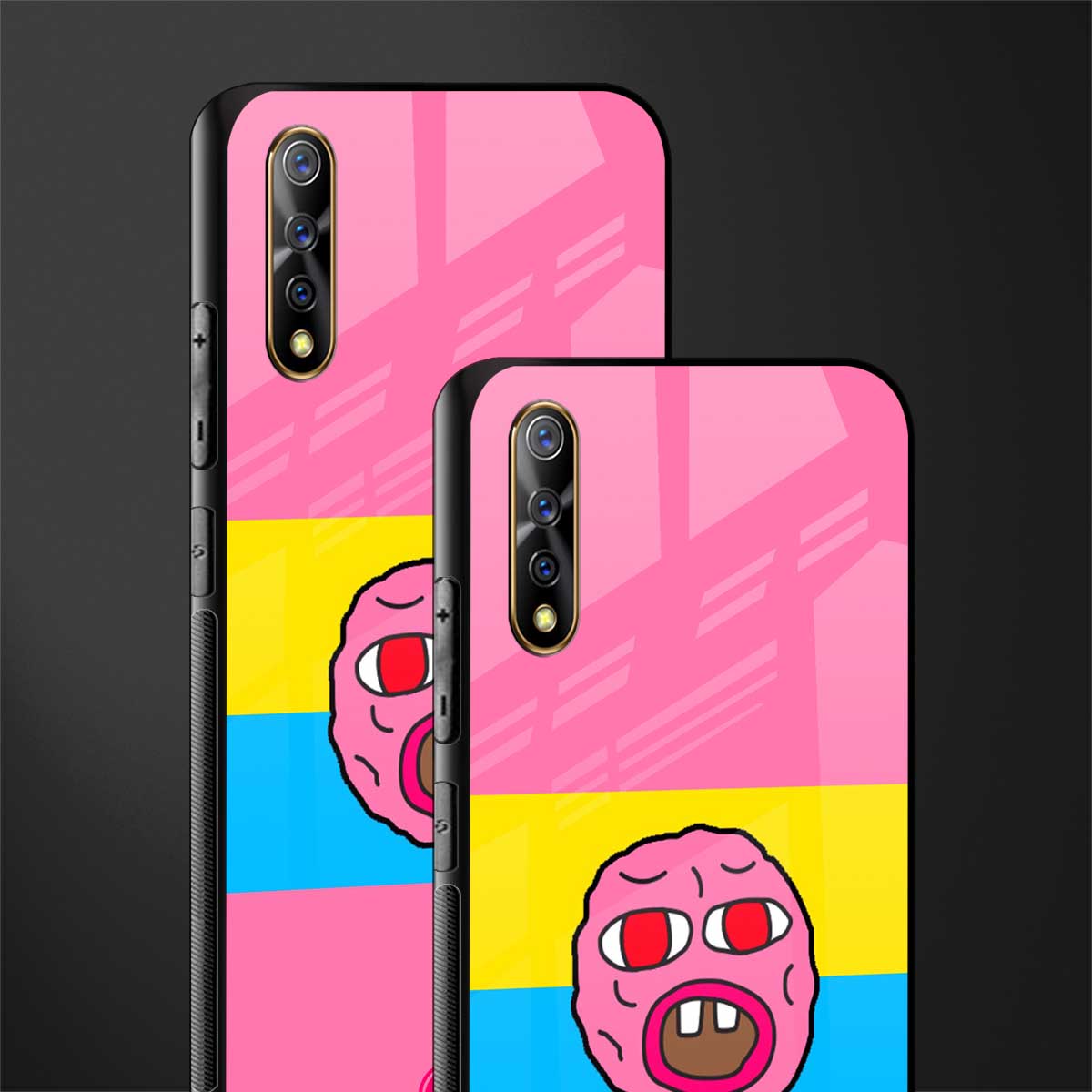 cherry bomb glass case for vivo z1x image-2