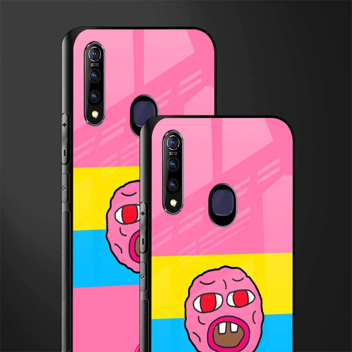 cherry bomb glass case for vivo z1 pro image-2