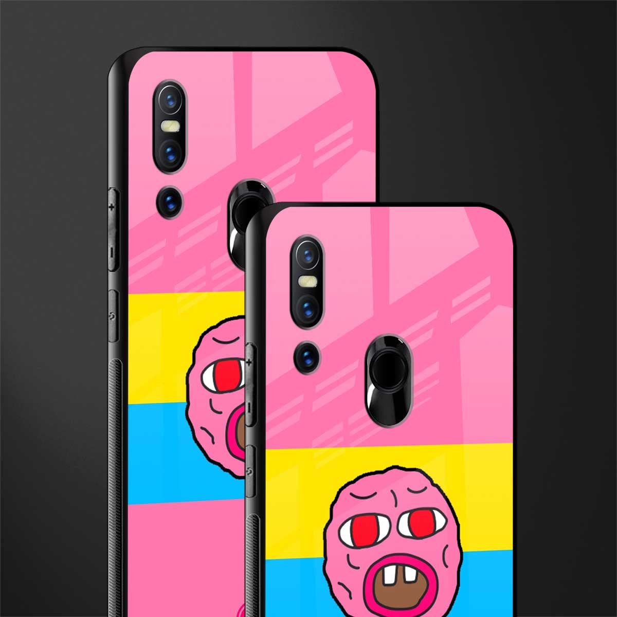 cherry bomb glass case for vivo v15 image-2