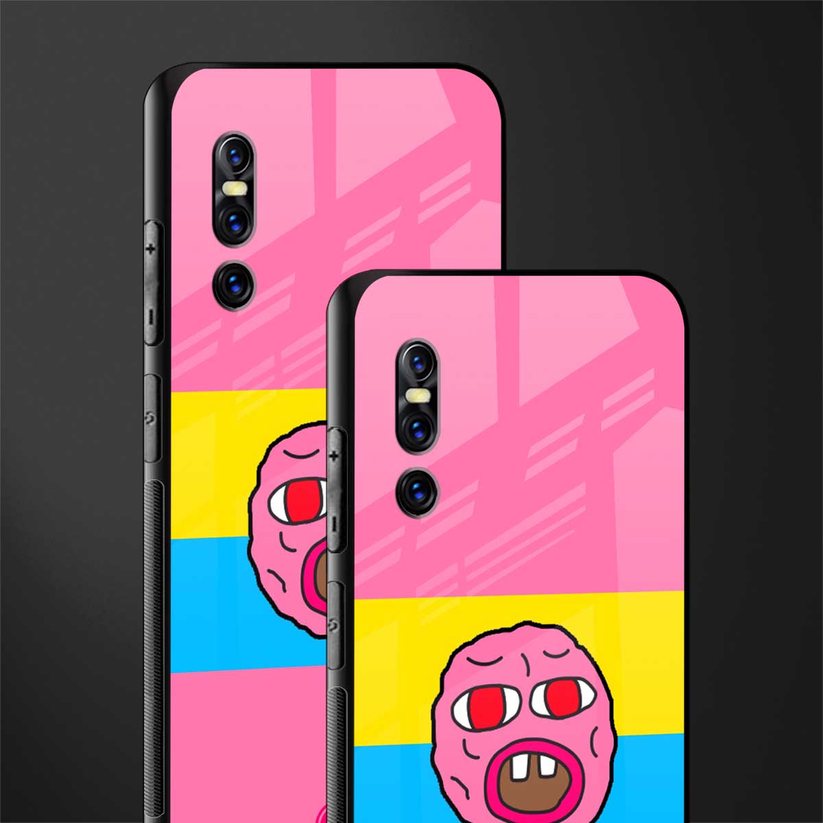 cherry bomb glass case for vivo v15 pro image-2