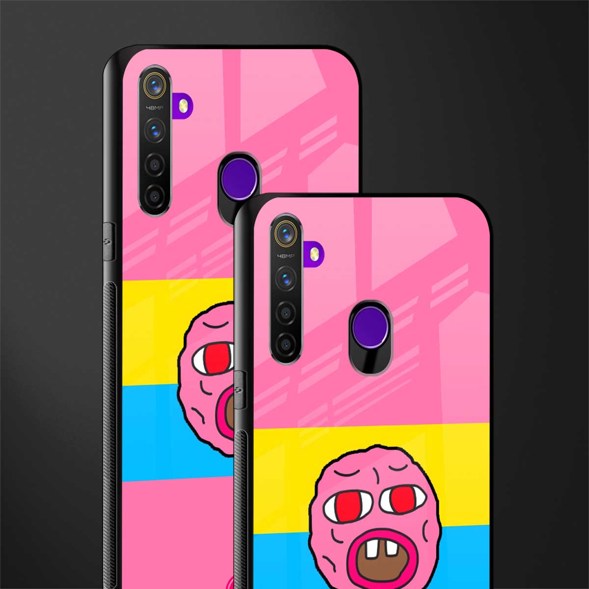 cherry bomb glass case for realme 5 pro image-2