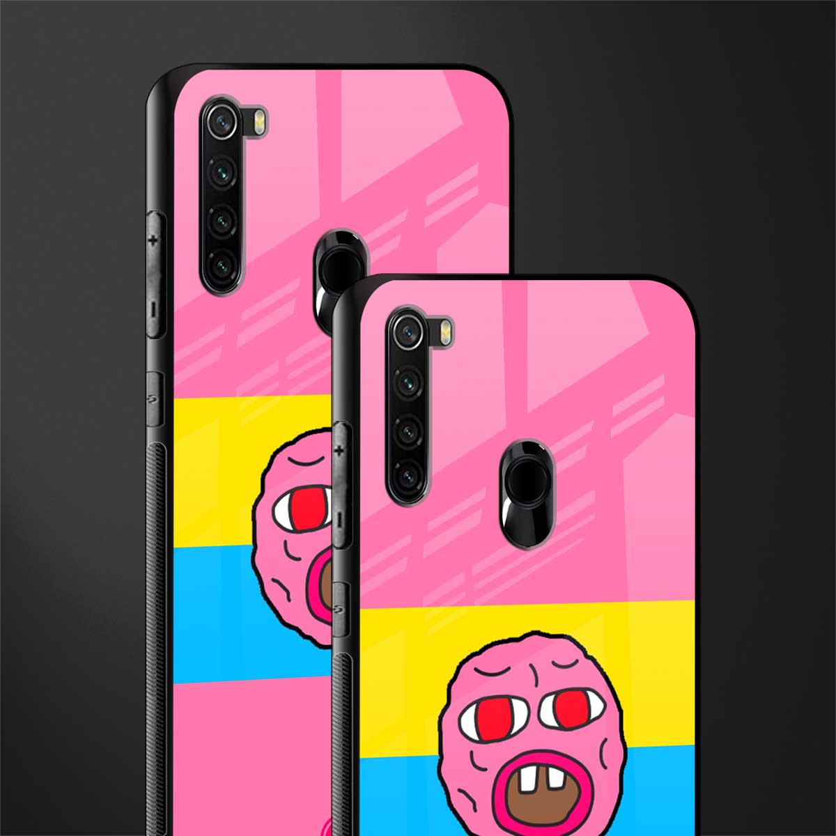 cherry bomb glass case for redmi note 8 image-2