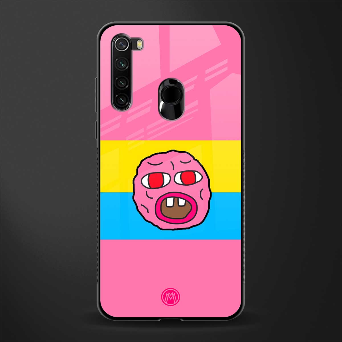 cherry bomb glass case for redmi note 8 image